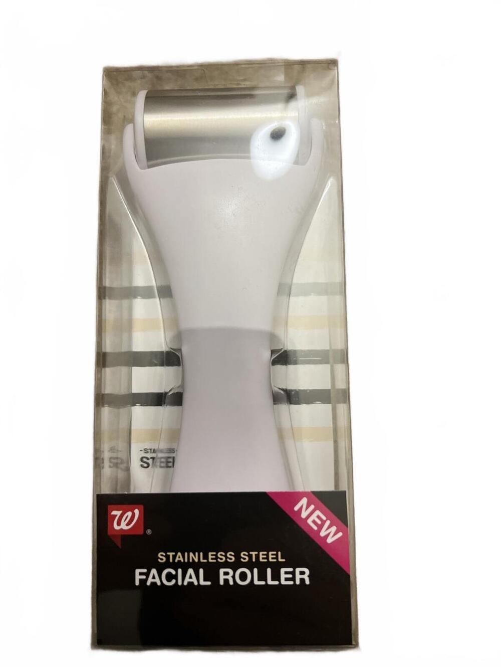 Walgreens Stainless Steel Facial Roller for Cooling Therapy Massages New